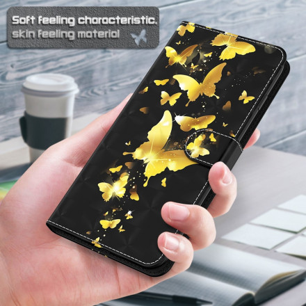 Funda Samsung Galaxy S21 Ultra 5G Mariposas Amarillas