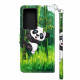 Funda Samsung Galaxy S21 Ultra 5G Panda y Bambú