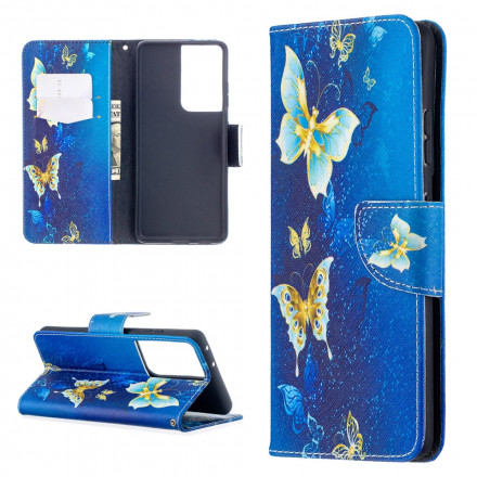 Funda Samsung Galaxy S21 Ultra 5G Mariposas