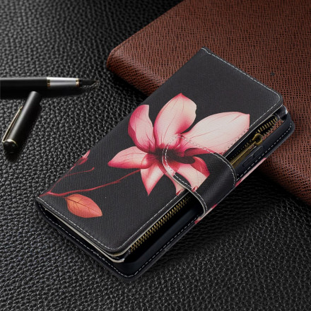 Funda de bolsillo con cremallera Samsung Galaxy S21 Ultra 5G Flor