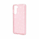 Samsung Galaxy S21 5G Funda transparente con purpurina