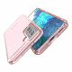 Samsung Galaxy S21 5G Funda transparente con purpurina