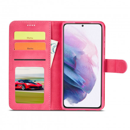 Samsung Galaxy S21 5G Funda LC.IMEEKE Efecto piel
