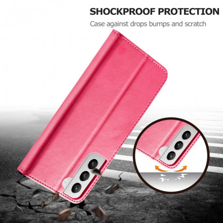 Samsung Galaxy S21 5G Funda LC.IMEEKE Efecto piel