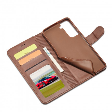 Samsung Galaxy S21 5G Funda LC.IMEEKE Efecto piel
