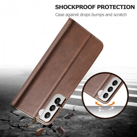 Samsung Galaxy S21 5G Funda LC.IMEEKE Efecto piel