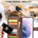 Samsung Galaxy S21 5G Funda LC.IMEEKE Efecto piel