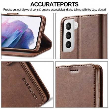 Samsung Galaxy S21 5G Funda LC.IMEEKE Efecto piel