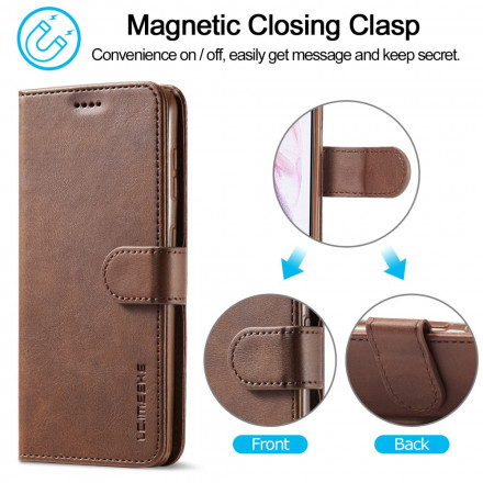 Samsung Galaxy S21 5G Funda LC.IMEEKE Efecto piel