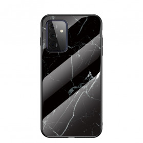 Samsung Galaxy A72 5G Funda de cristal templado Colores de mármol