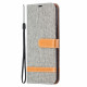 Funda Samsung Galaxy S21 Plus 5G efecto tela y piel con colgante