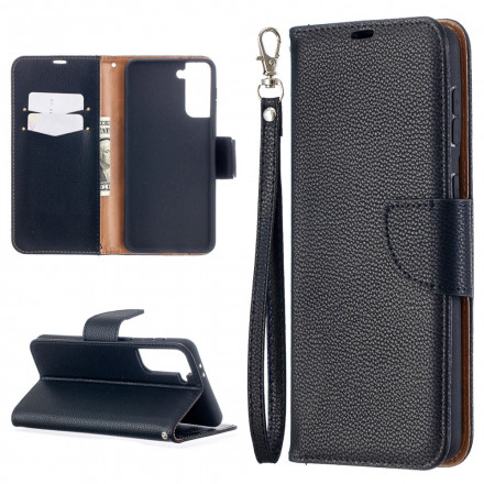 Funda Samsung Galaxy S21 Plus 5G solapa oblicua lichi