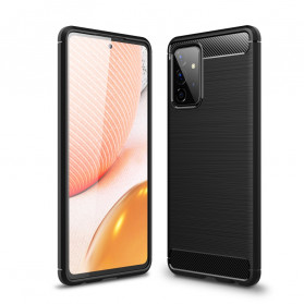 Funda de fibra de carbono cepillada para el Samsung Galaxy A72