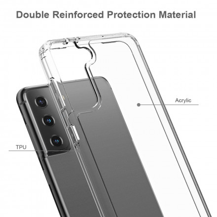 Funda de cristal transparente para el Samsung Galaxy S21 Plus 5G