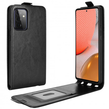 Funda Samsung Galaxy A72 5G con solapa vertical efecto piel