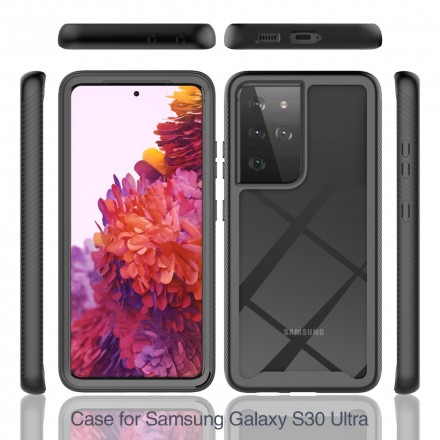 Funda híbrida Samsung Galaxy S21 Ultra 5G con borde biselado