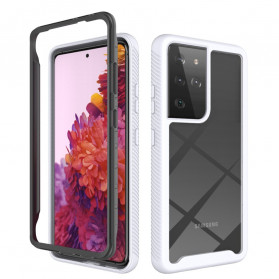 Funda híbrida Samsung Galaxy S21 Ultra 5G con borde biselado