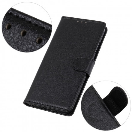 Xiaomi Redmi Note 9 5G / Redmi Note 9T 5G Funda Lichi tradicional