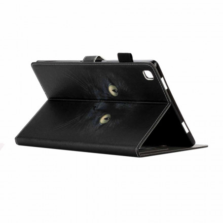 Funda Samsung Galaxy Tab A7 (2020) Ojos de Gato Negra