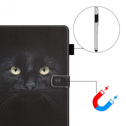 Funda Samsung Galaxy Tab A7 (2020) Ojos de Gato Negra
