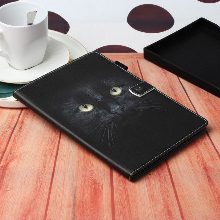 Funda Samsung Galaxy Tab A7 (2020) Ojos de Gato Negra