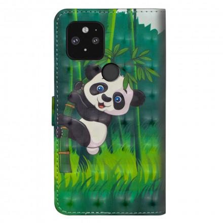 Funda de bambú y panda para el Google Pixel 5