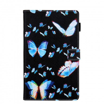Funda Samsung Galaxy Tab A7 (2020) Múltiples mariposas