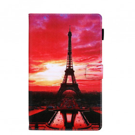 Funda Samsung Galaxy Tab A7 (2020) Sunset Eiffel Tower