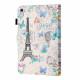 Funda Samsung Galaxy Tab A7 (2020) Torre Eiffel Mariposas
