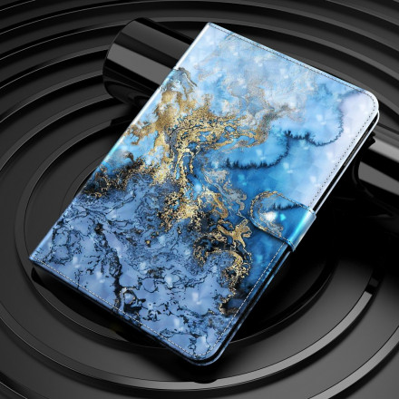 Funda de mármol con punto de luz para Samsung Galaxy Tab A7 (2020)