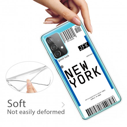 Tarjeta de embarque Samsung Galaxy A52 5G a Nueva York