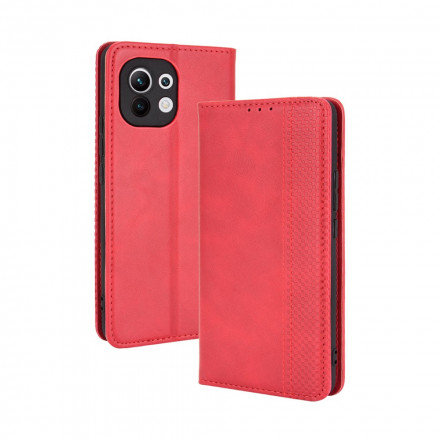 Flip Cover Xiaomi Mi 11 Vintage Leather Effect Stylish