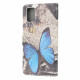 Samsung Galaxy A32 5G Funda de mariposa Prestige Azul