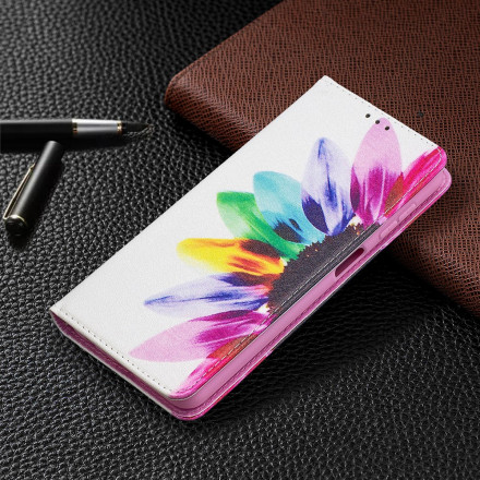 Flip Cover Samsung Galaxy A32 5G Flor de acuarela