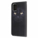 Samsung Galaxy A32 5G Funda negra de ojo de gato con colgante