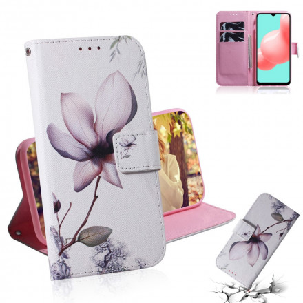 Samsung Galaxy A32 5G Funda Floral Rosa Viejo
