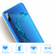 Xiaomi Redmi 9A Hermosa funda azul pluma