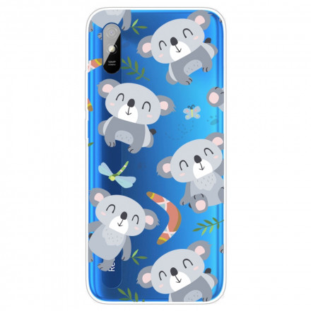 Xiaomi Redmi 9A Funda de koalas lindos