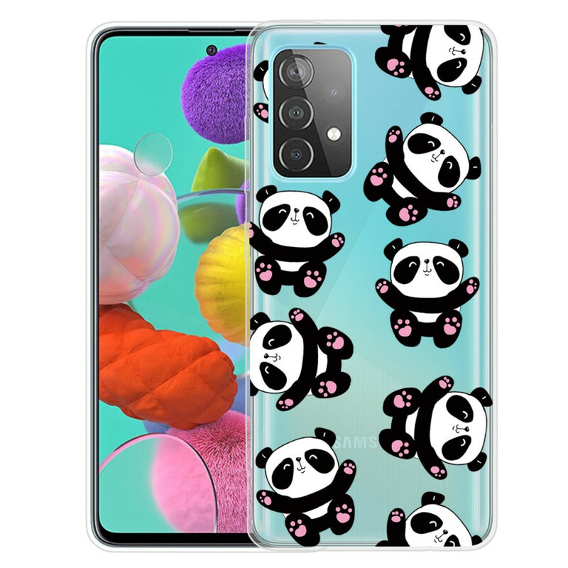 Samsung Galaxy A32 5G Funda Top Pandas Fun