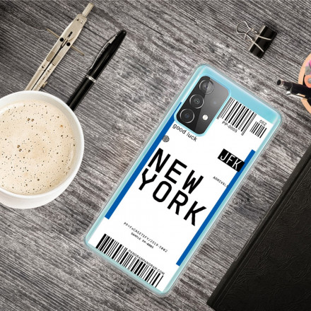 Tarjeta de embarque Samsung Galaxy A32 5G a Nueva York
