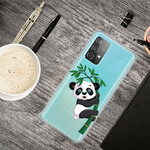 Samsung Galaxy 32 5G Funda Panda En Bambú