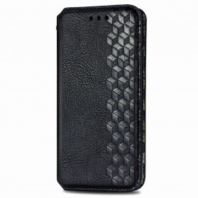 Flip Cover Samsung Galaxy A42 5G Cuero Efecto Diamante Textura
