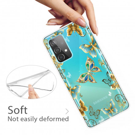 Funda Samsung Galaxy A52 5G Diseño de mariposa