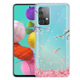 Funda Samsung Galaxy A52 5G con ramas de flores