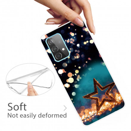 Funda flexible de estrella para el Samsung Galaxy A32 5G