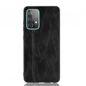 Samsung Galaxy A52 5G Funda de costura efecto cuero
