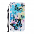 Funda Samsung Galaxy A32 5G Mariposas y flores de verano