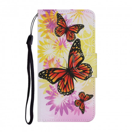 Funda Samsung Galaxy A32 5G Mariposas y flores de verano