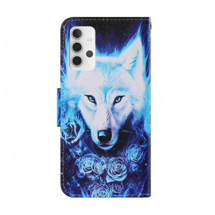 Funda Samsung Galaxy A32 5G Blanco Lobo