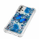 Funda Samsung Galaxy A32 5G Glitter Blue Butterflies
